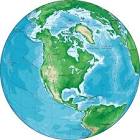 Topographical Map Of North America - NA Topo Map