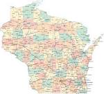 Wisconsin Road Map - WI Highway Map