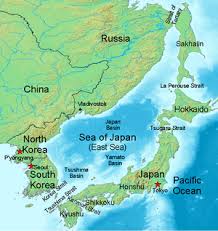 East Sea and Sea of Japan.