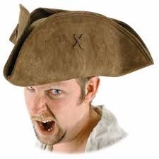 Scallywag Pirate Hat - Brown