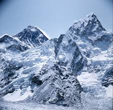 Mount Everest is nearly snowfree