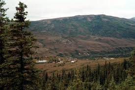 Camp Denali as seen from the ridge