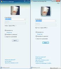 Windows Live Messenger sign in