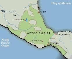 Map of the Aztec Civilization