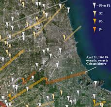 Tornadoes to affect the Chicago area 