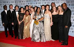 The cast and crew of "Grey's