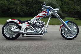 US Flag Iron Horse Chopper