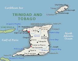 Map of Trinidad and Tobago