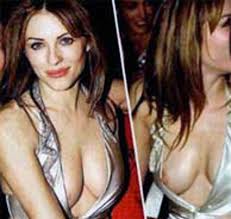 Elizabeth Hurley Oops Nip Slip