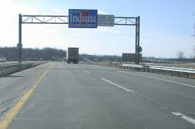INDIANA TOLL ROAD shields are 