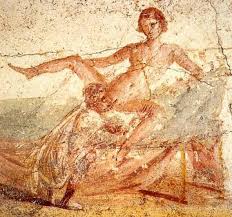 Cunnilingus portrayed at Pompeii