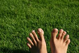 image of bare feet