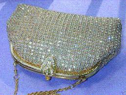 Crystal Minaudiere Purse Handbag 