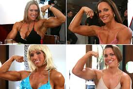 With Female Bodybuilders Satire