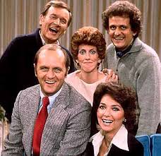 The Bob Newhart Show cast in undated 