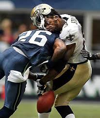 Donte Stallworth getting crushed