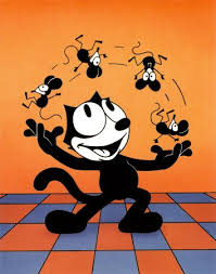 x26quot Felix the Cat x26quot Poster Card