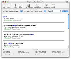 English Italian Dictionary for Mac