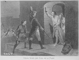 Ethan Allen and Captain de la Place