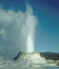 Geyser image courtesy U S