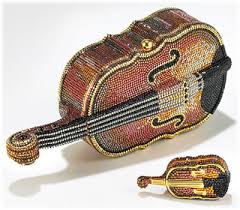 Judith Leiber Violin Minaudiere