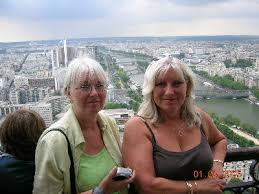 Val and David at The Eiffel Tower