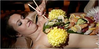 was a human sushi platter