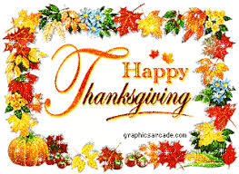 Thanksgiving Glitter Graphics