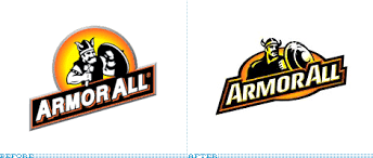 Armor All Logo, Before and After