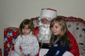 Santa with two of his fans