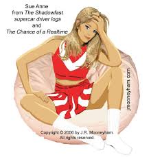 Shadowfast supercar siren: Sue Anne