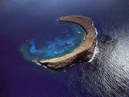 Atolls are also created when water