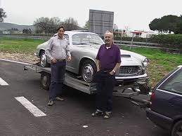 in a shortened Lancia Lambda