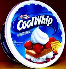 Cool Whip to ice cream,