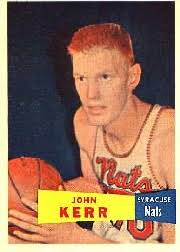 1957-58 Topps #32 John/ Red Kerr RC
