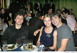 Lucy Southworth and Larry Page