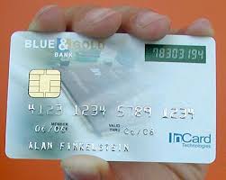 Credit card is the one with numbers