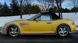 Draw an outline within the car body