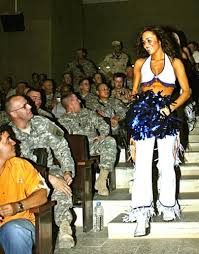 a Denver Broncos Cheerleader,