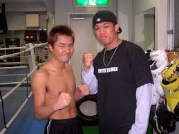 坂田健史選手の練習を見ていた