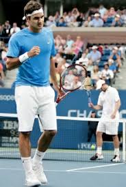 Roger Federer and Andy Roddick
