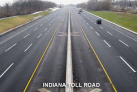 The Indiana Toll Road stretches 157 