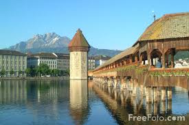 Chapel Bridge, Lucerne, Switzerland ...