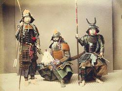 Samurai with assorted weapons.