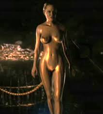 Midas touch Angelina almost bares