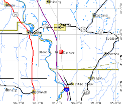 Blencoe, IA map