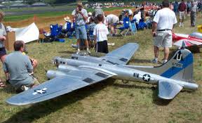 This huge B 17 was on display in the
