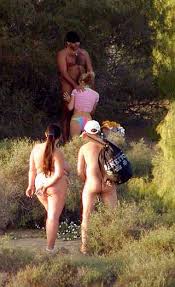 public blowjob in front of nudist