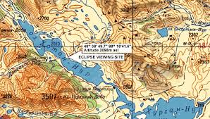 A partial eclipse is seen within the