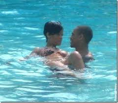 Chris and Rihanna in happier times